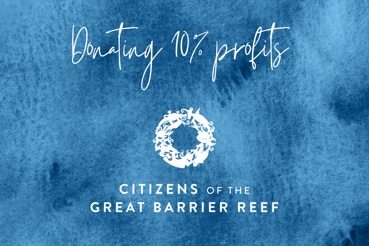 10% profits donated to marine conservation banner