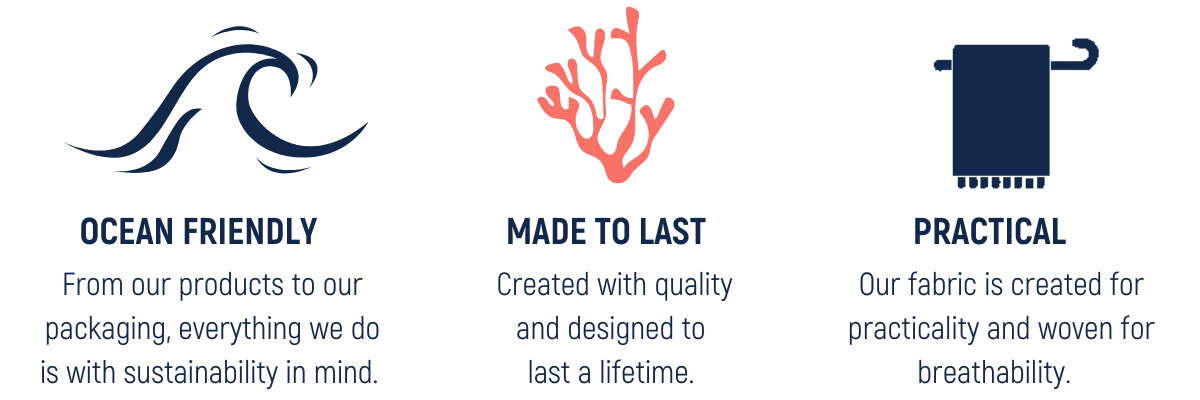 Ocean friendly, made to last and practical ocean armour promise