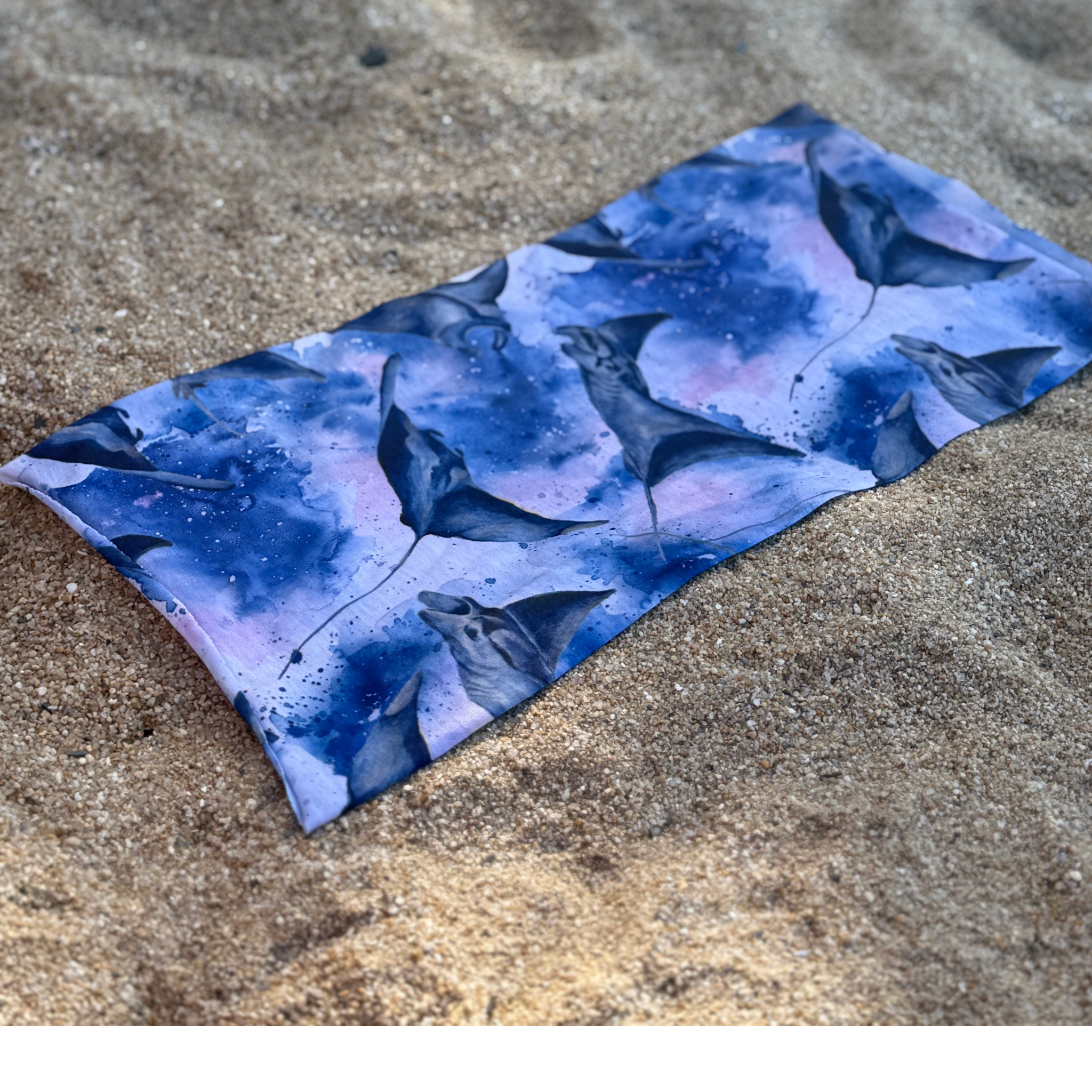 Manta Ray Buff (Neck Gaiter/Headband/Face Wrap)