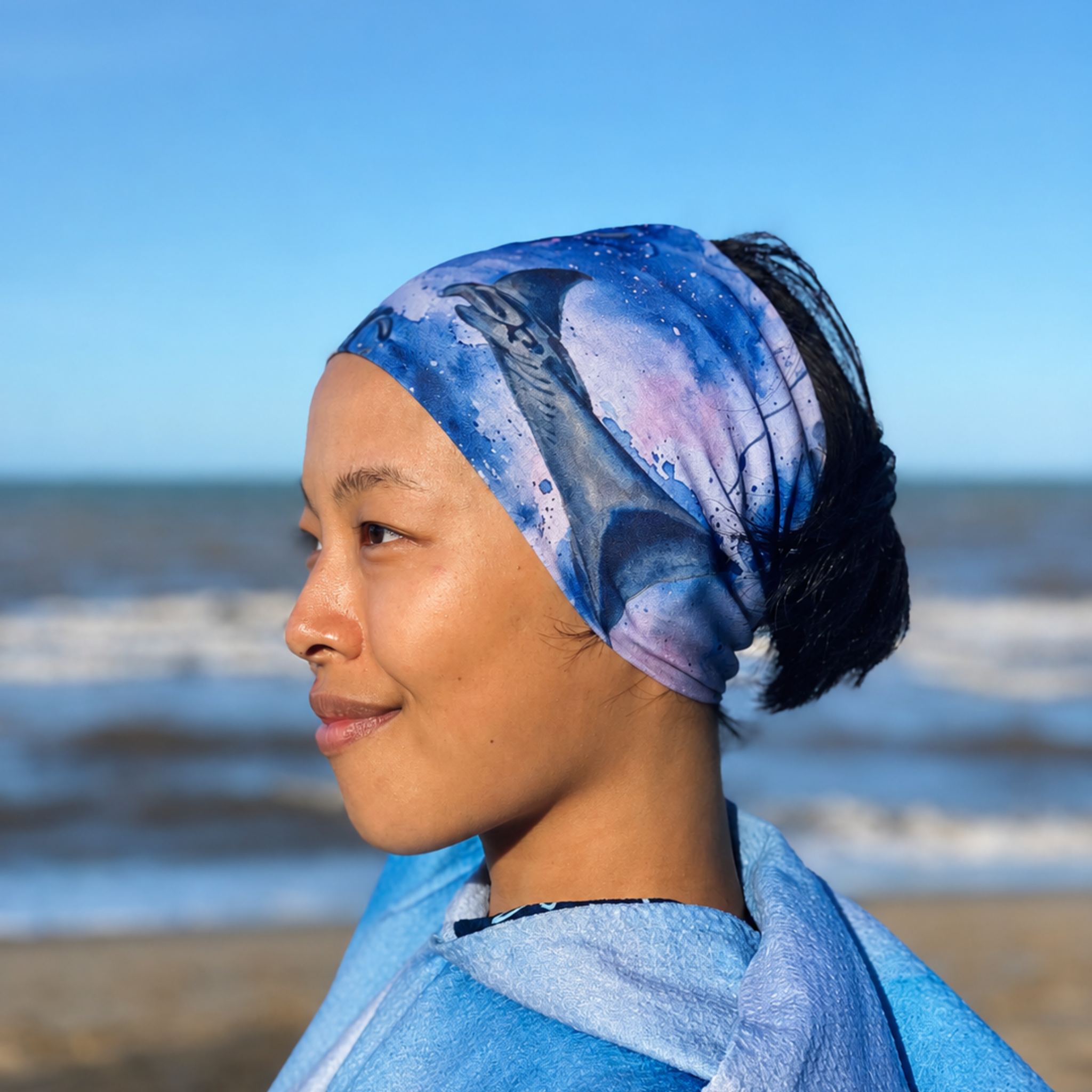 Manta Ray Buff (Neck Gaiter/Headband/Face Wrap)