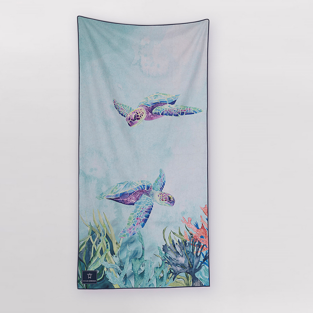 SandFree Beach Towel Turtle Ocean Armour